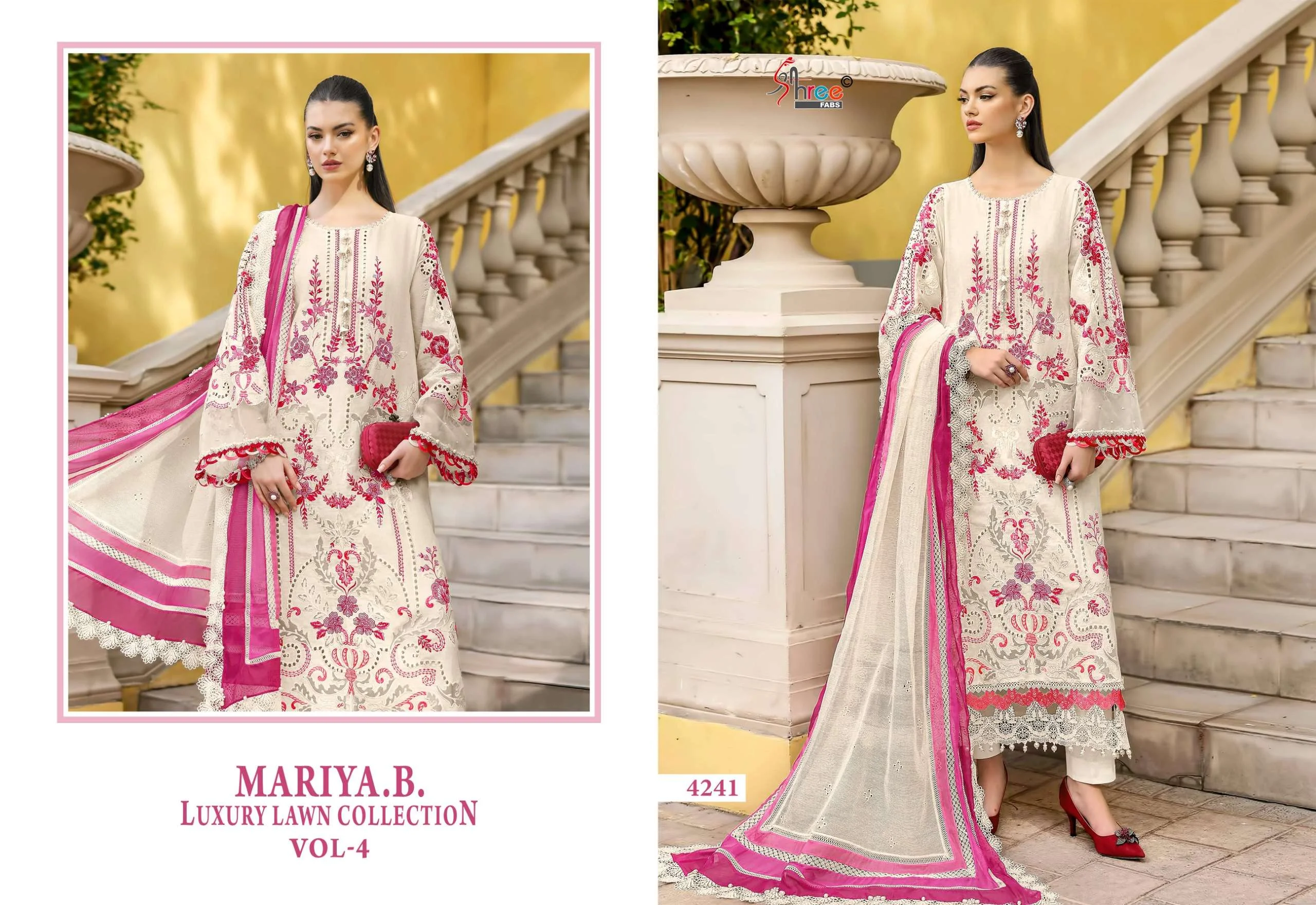 Shree Fab Mariya B Luxury Lawn Collection Vol 4