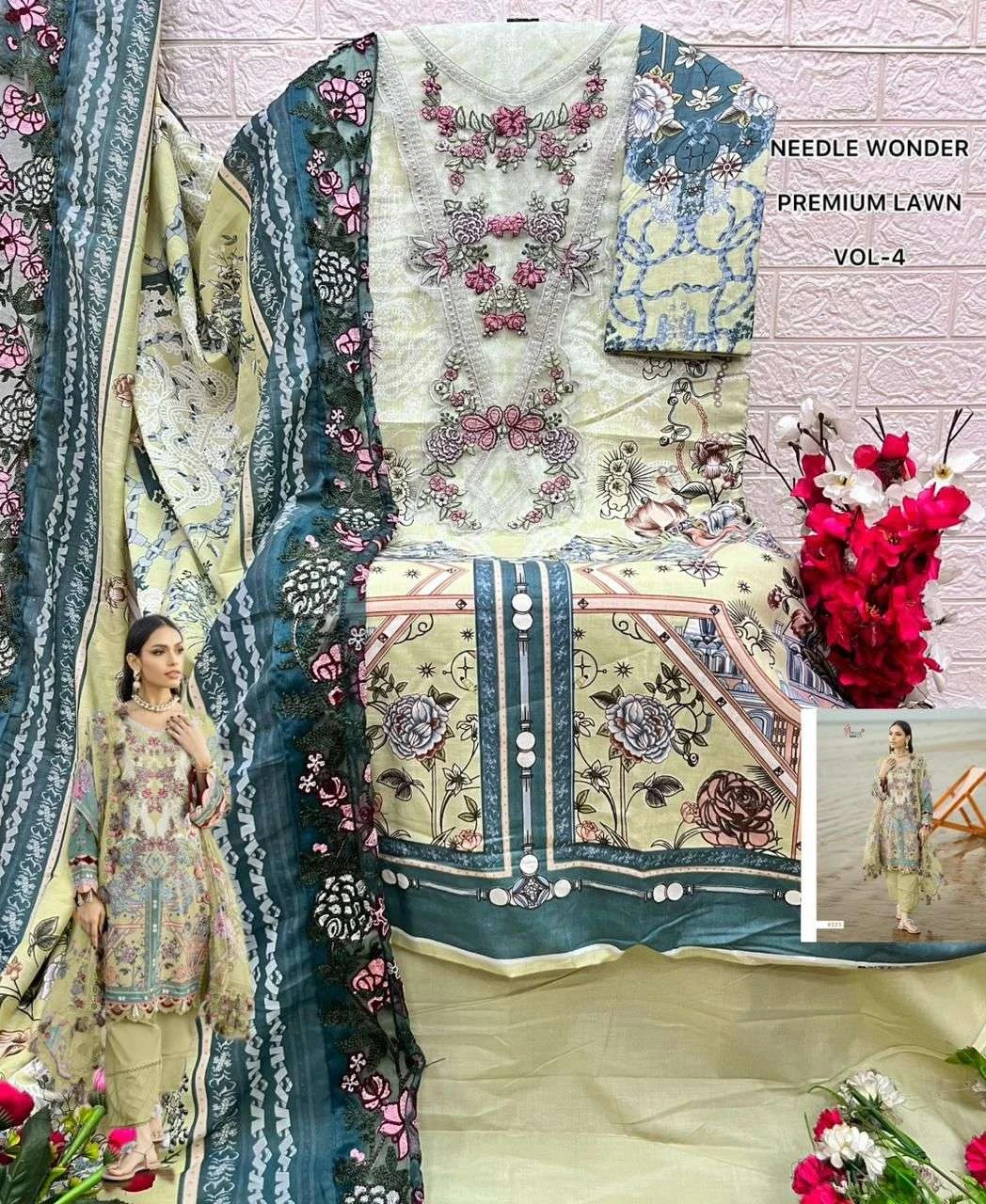Shree Fab Needle Wonder Lawn Vol 4