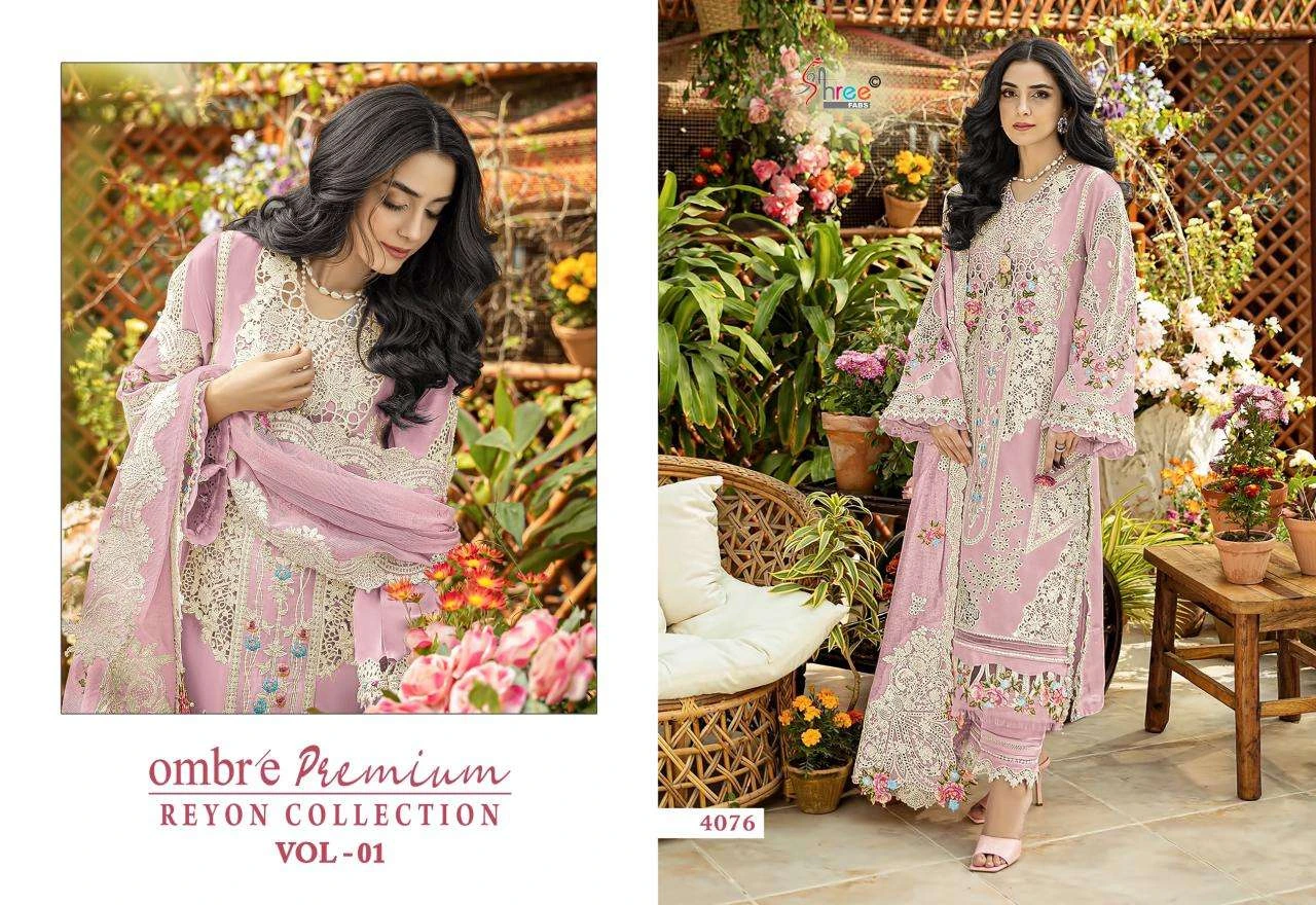 Shree Fab Ombre Premium Rayon Collection Vol 1