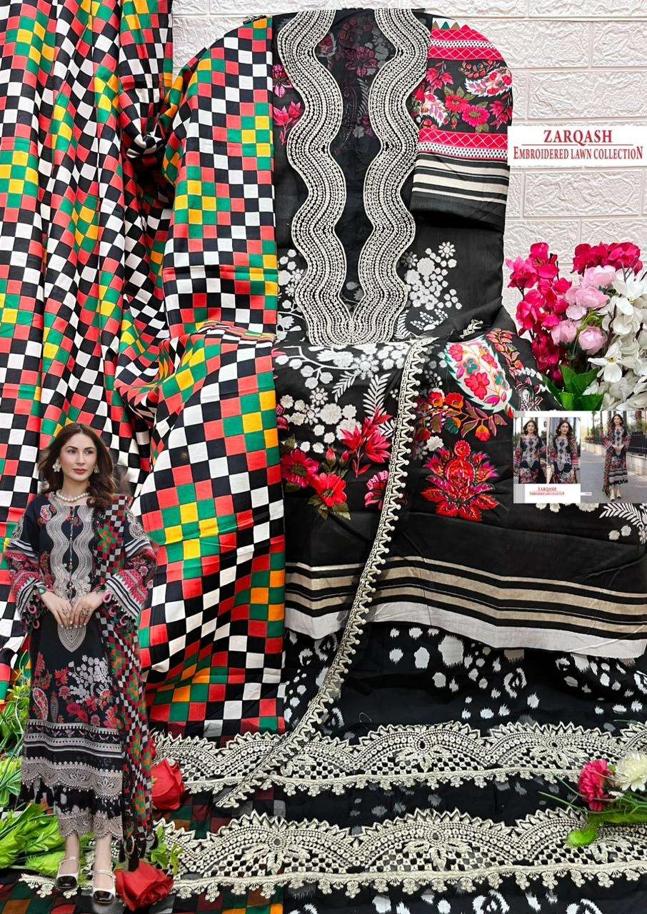 Shree Fab Zarqash Embroidered Lawn Collection