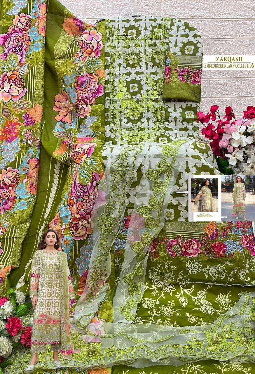 Shree Fab Zarqash Embroidered Lawn Collection