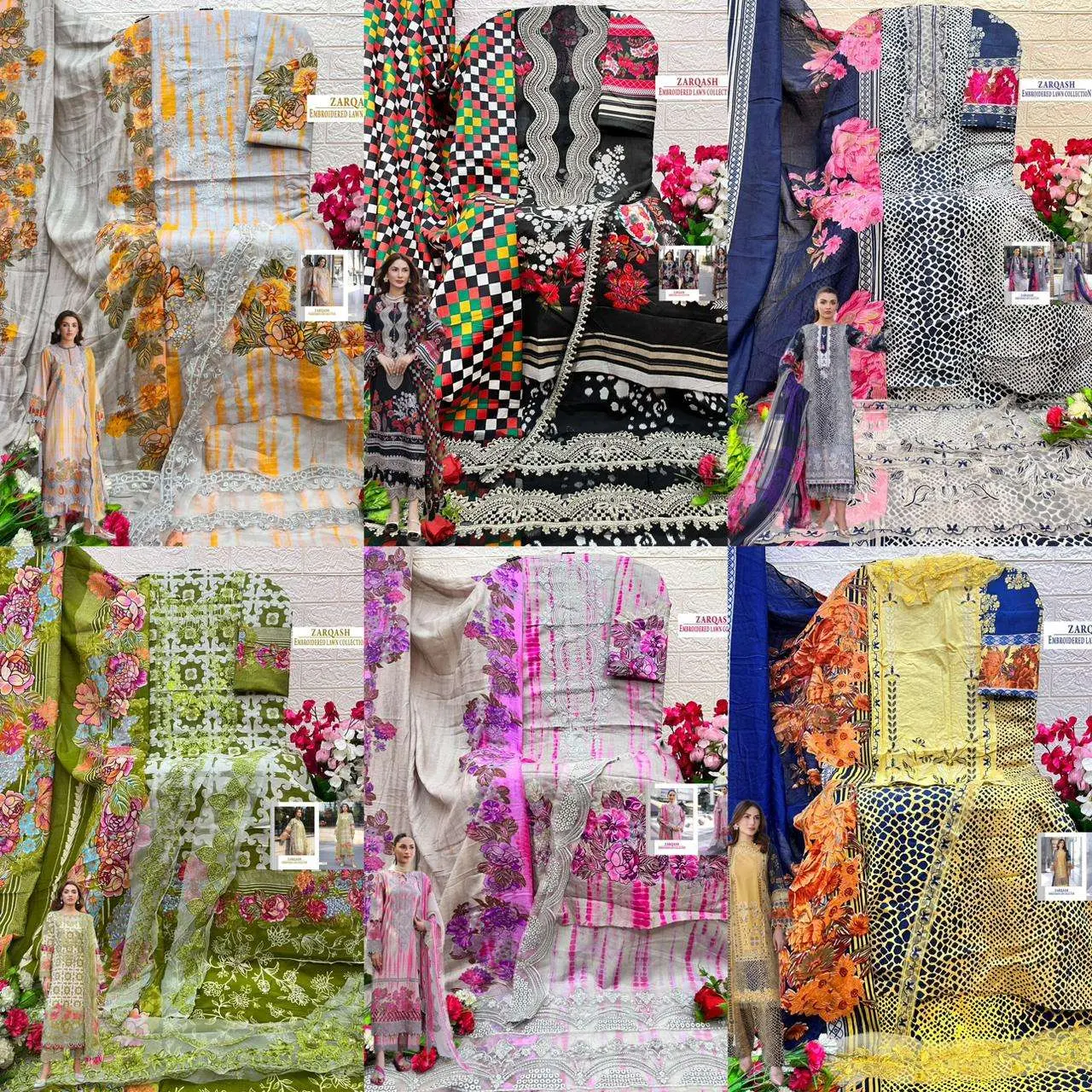 Shree Fab Zarqash Embroidered Lawn Collection