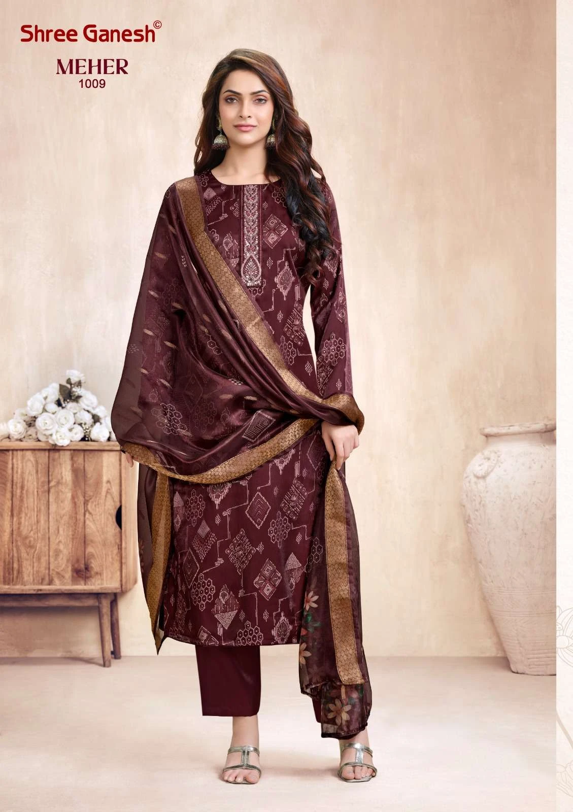 Shree Ganesh Meher Vol 1 - Readymade Dress