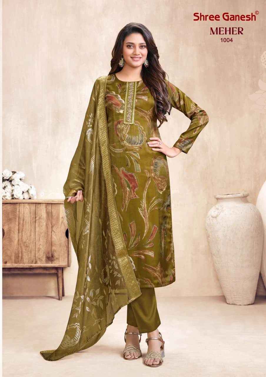Shree Ganesh Meher Vol 1 - Readymade Dress