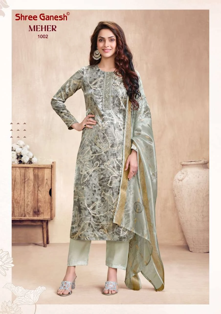 Shree Ganesh Meher Vol 1 - Readymade Dress