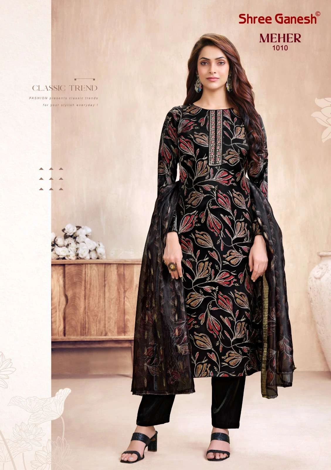 Shree Ganesh Meher Vol 1 - Readymade Dress