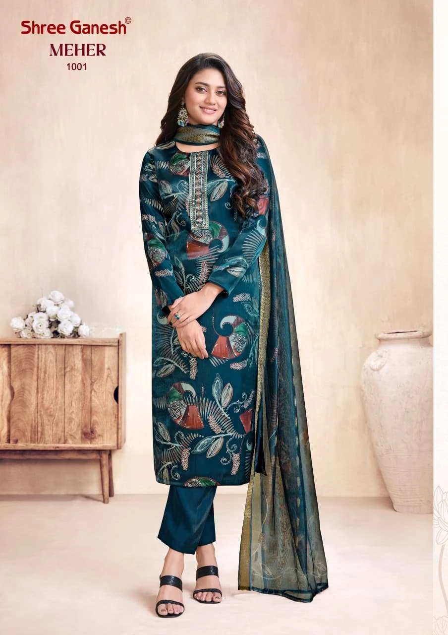 Shree Ganesh Meher Vol 1 - Readymade Dress