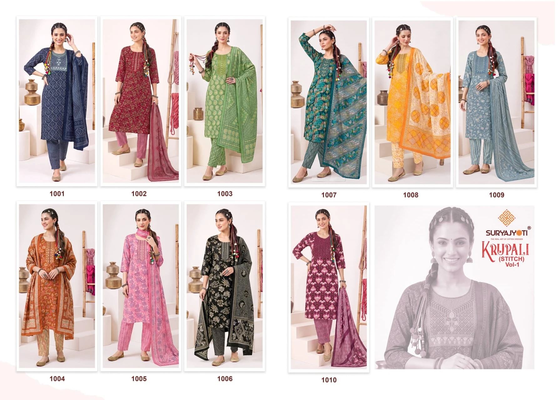 Suryajyoti Krupali Vol 1 - Readymade Dress