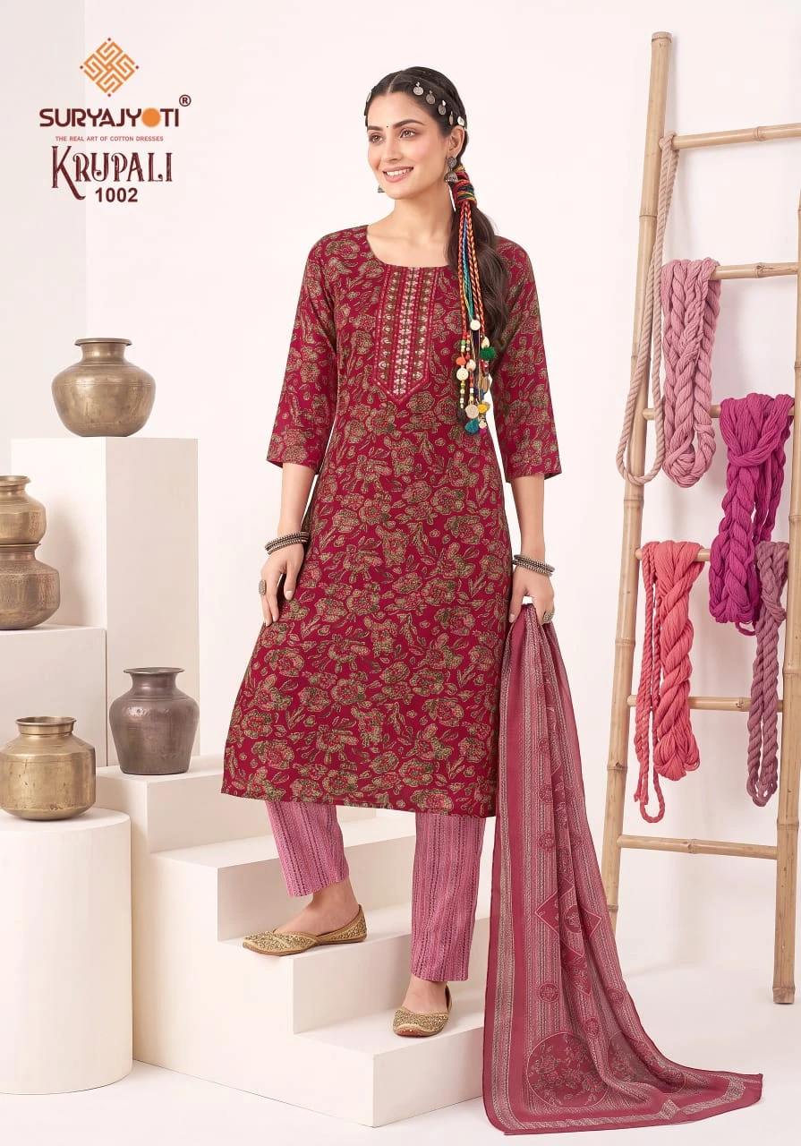 Suryajyoti Krupali Vol 1 - Readymade Dress