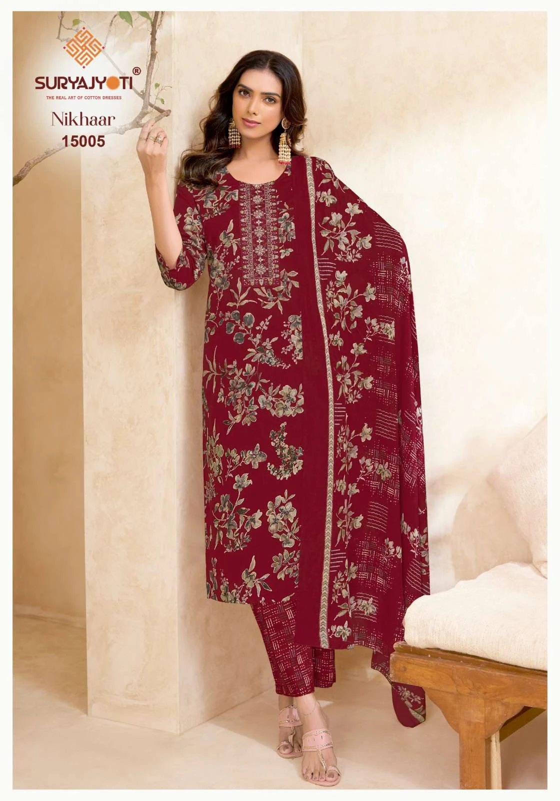 Suryajyoti Nikhaar Vol 15 Ready Made Collection - Readymade Dress