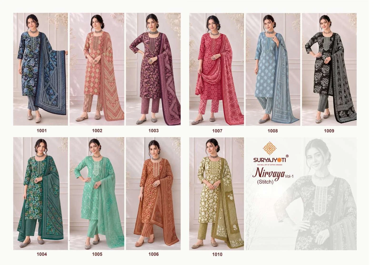 Suryajyoti Nirvaya Vol 1 Ready Made Collection - Readymade Dress