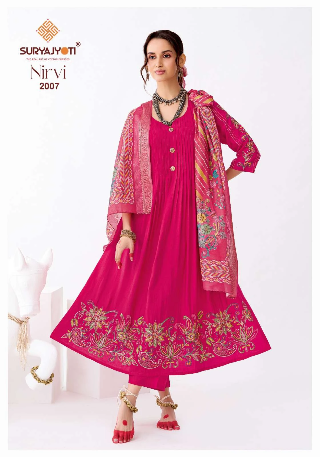 Suryajyoti Nirvi Stitch Vol 2 - Readymade Dress