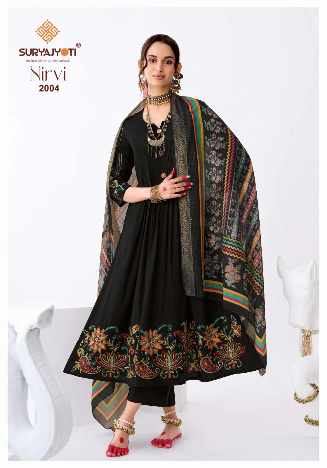 Suryajyoti Nirvi Stitch Vol 2 - Readymade Dress
