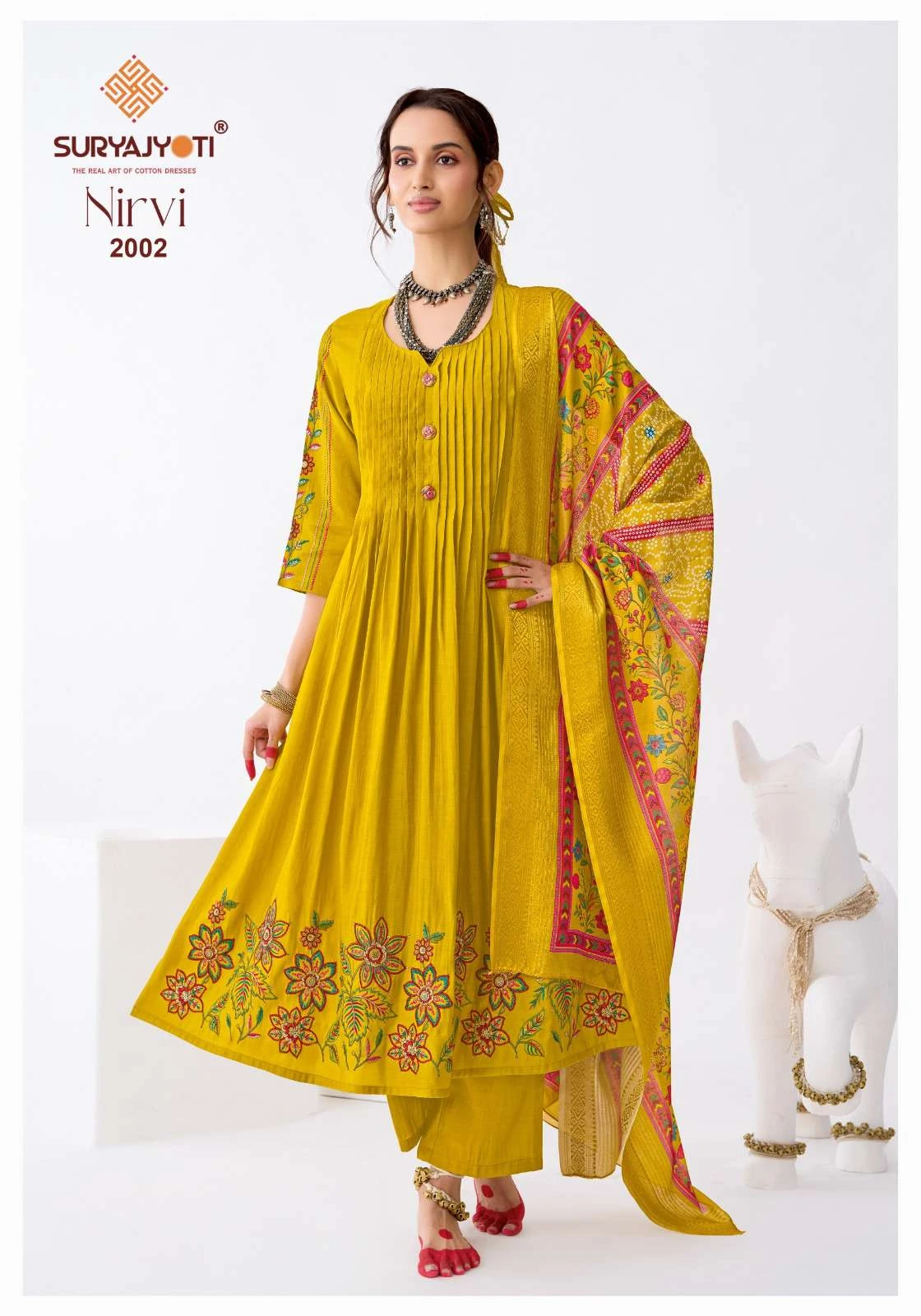 Suryajyoti Nirvi Stitch Vol 2 - Readymade Dress