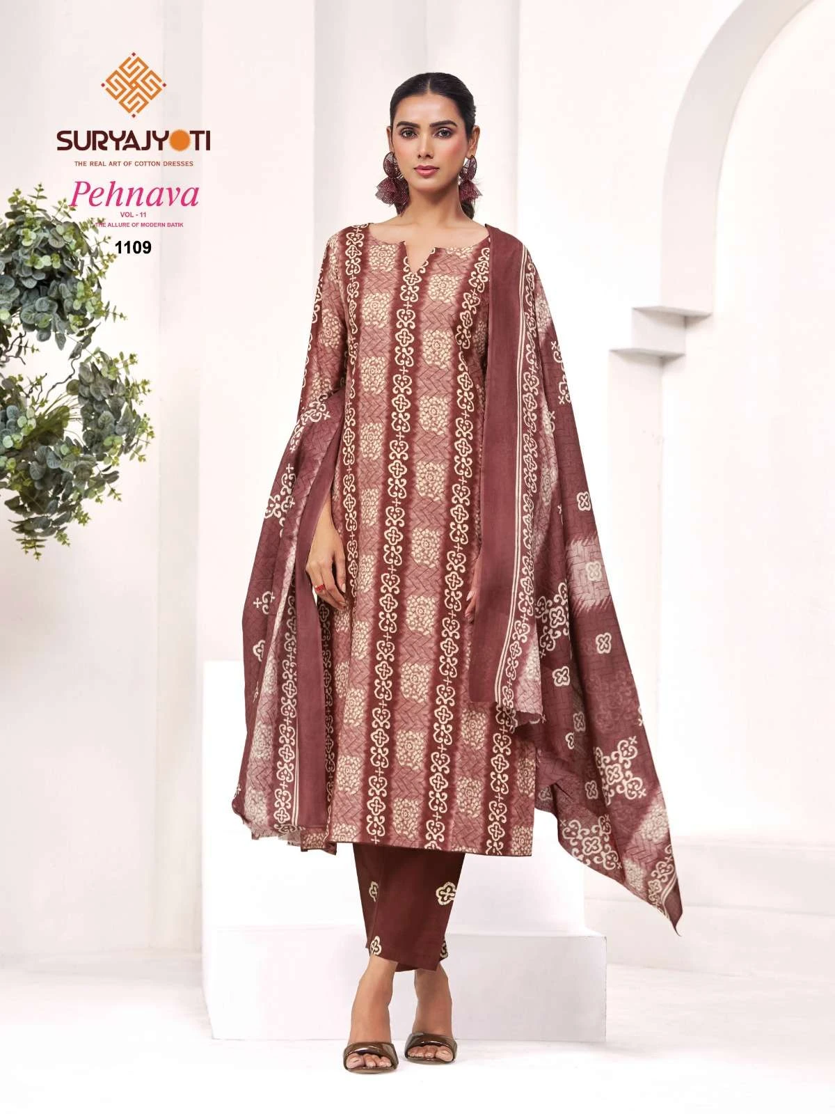 Suryajyoti Pehnava Vol 11 Ready Made Collection - Readymade Dress