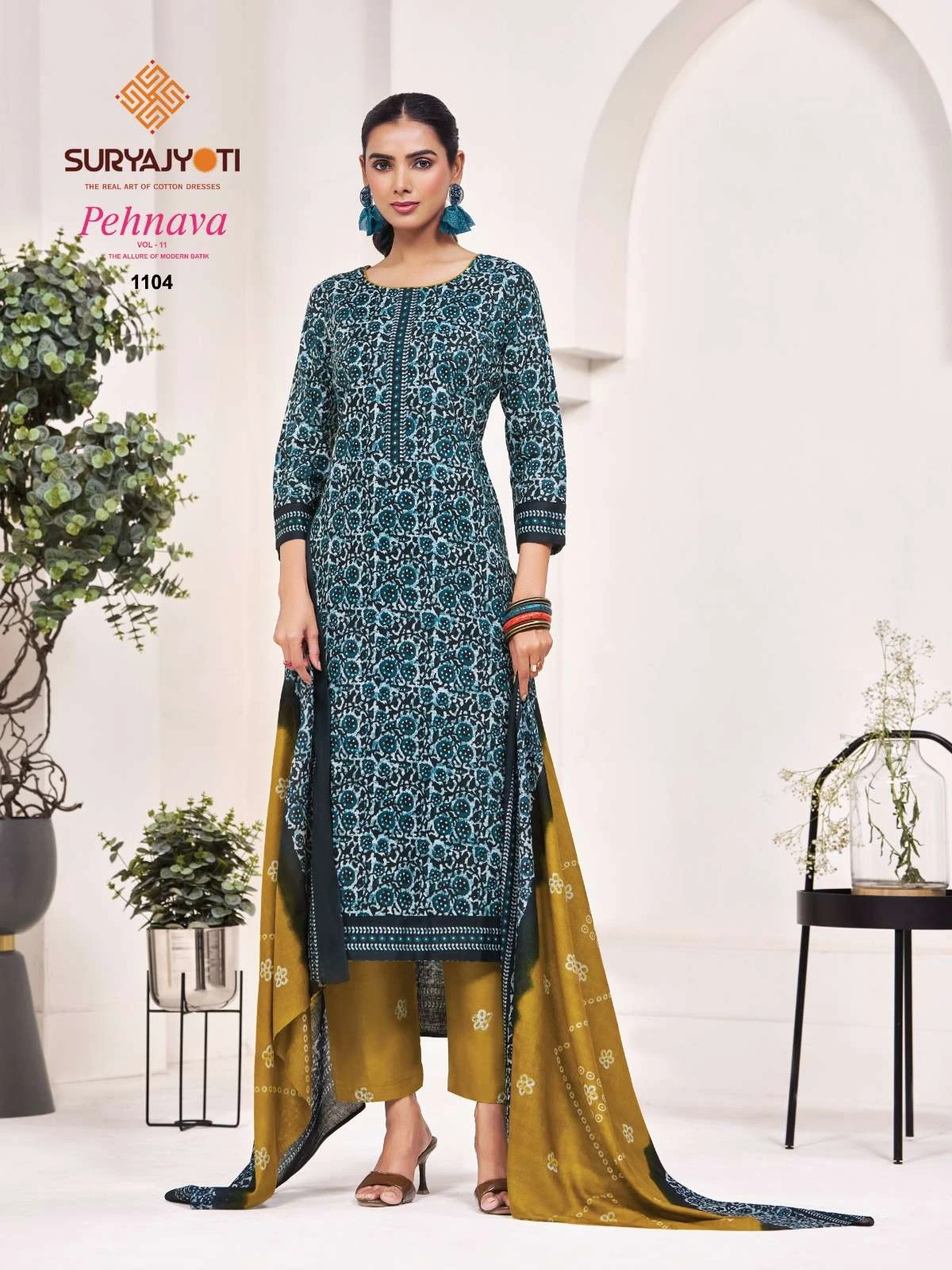 Suryajyoti Pehnava Vol 11 Ready Made Collection - Readymade Dress