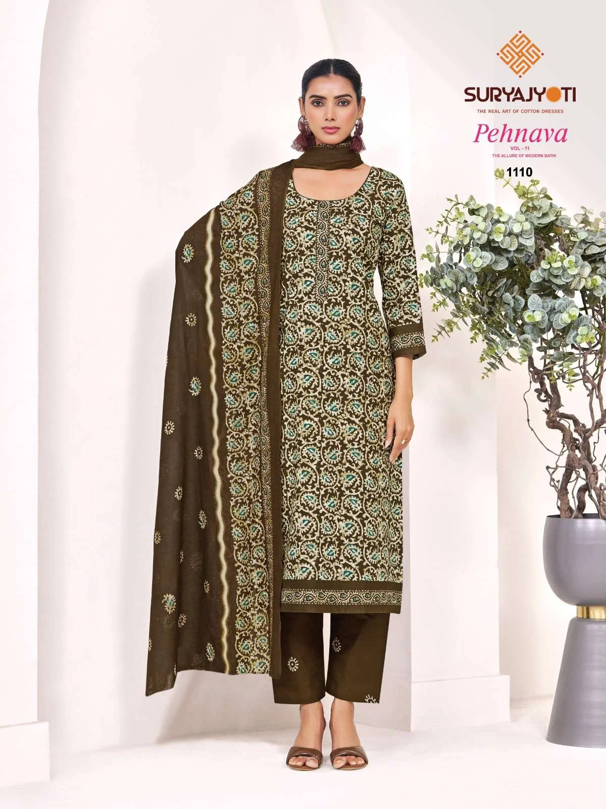 Suryajyoti Pehnava Vol 11 Ready Made Collection - Readymade Dress