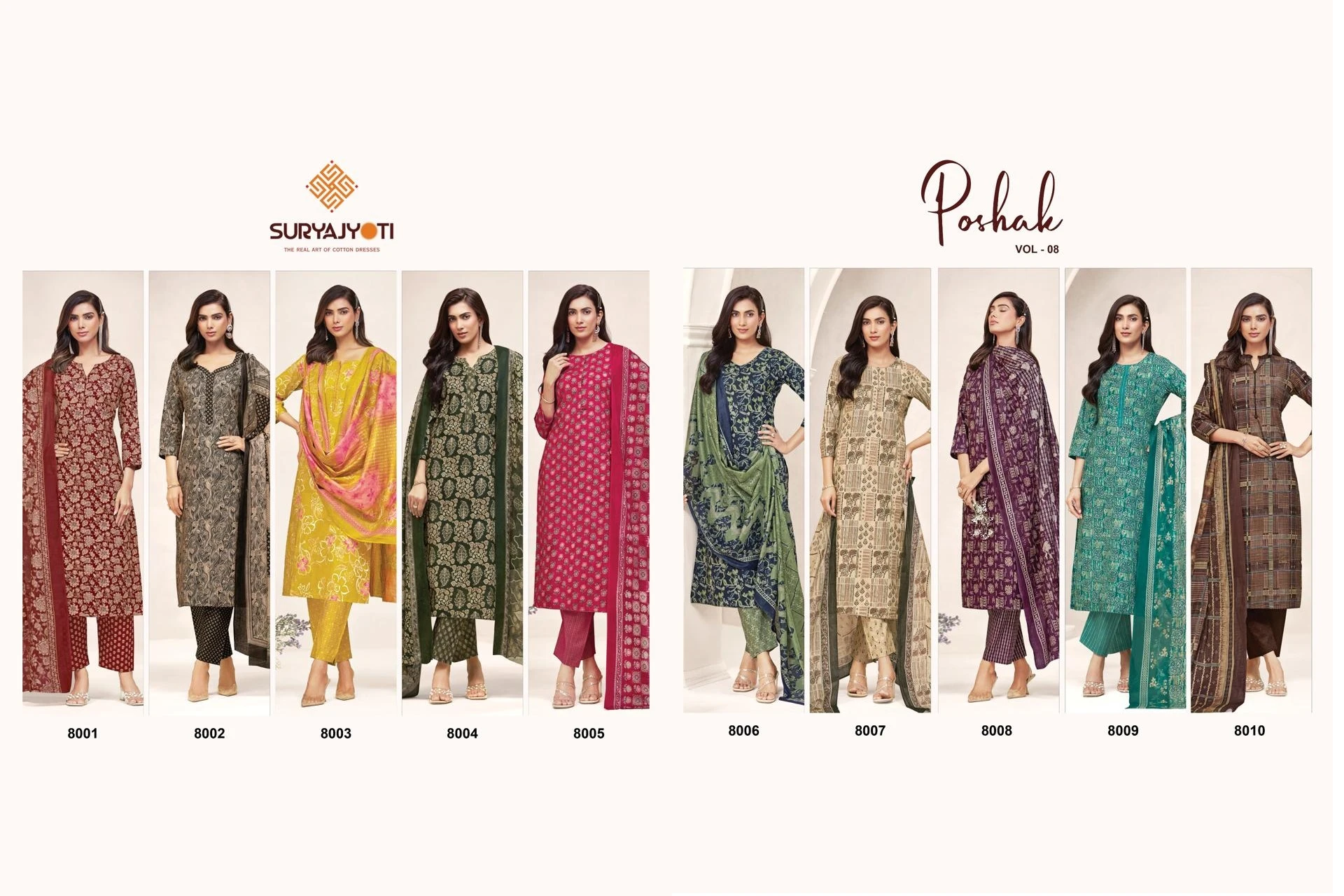 Suryajyoti Poshak Vol 8 - Readymade Dress
