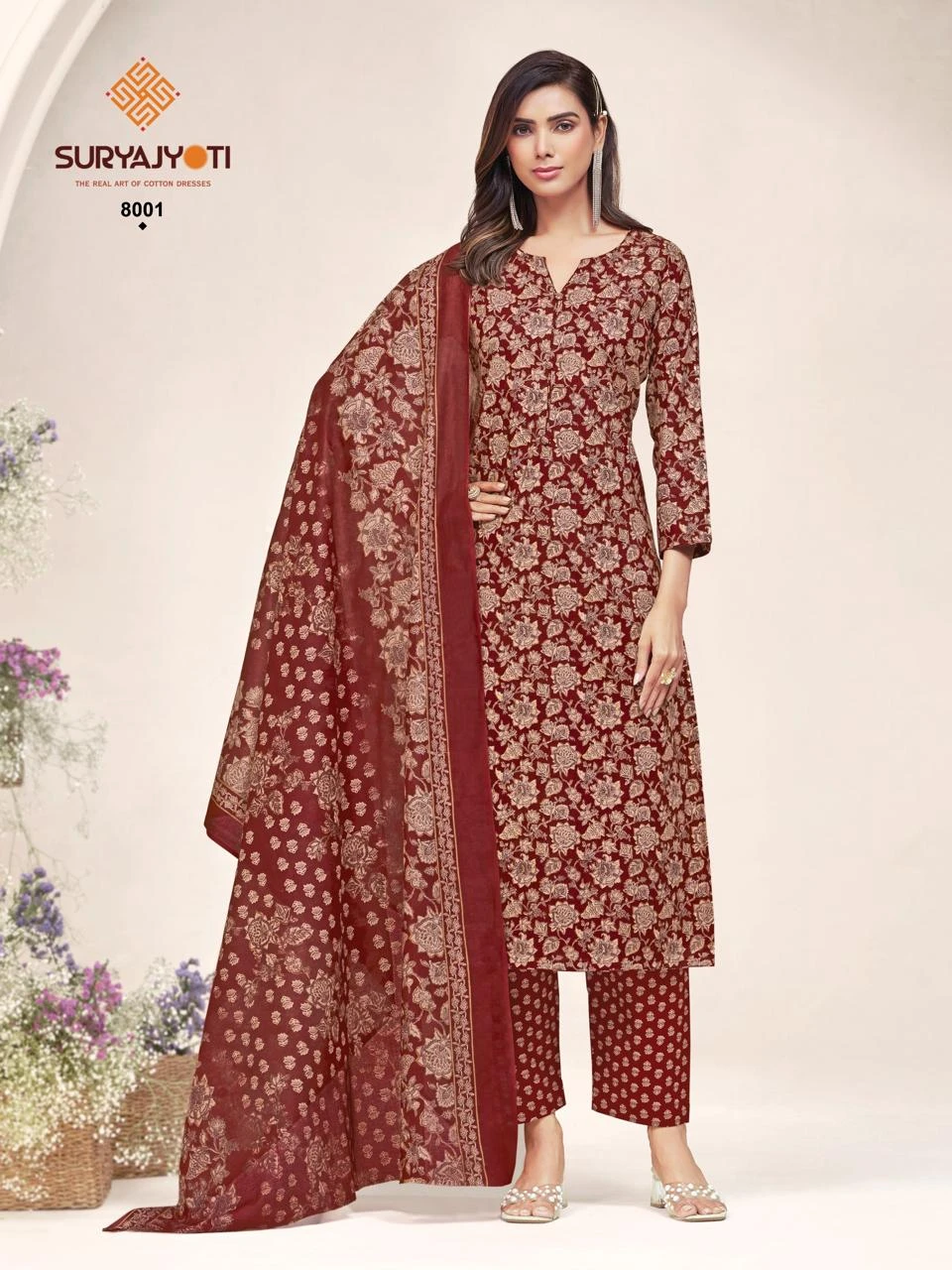 Suryajyoti Poshak Vol 8 - Readymade Dress