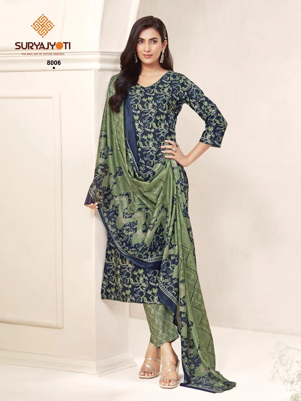 Suryajyoti Poshak Vol 8 - Readymade Dress
