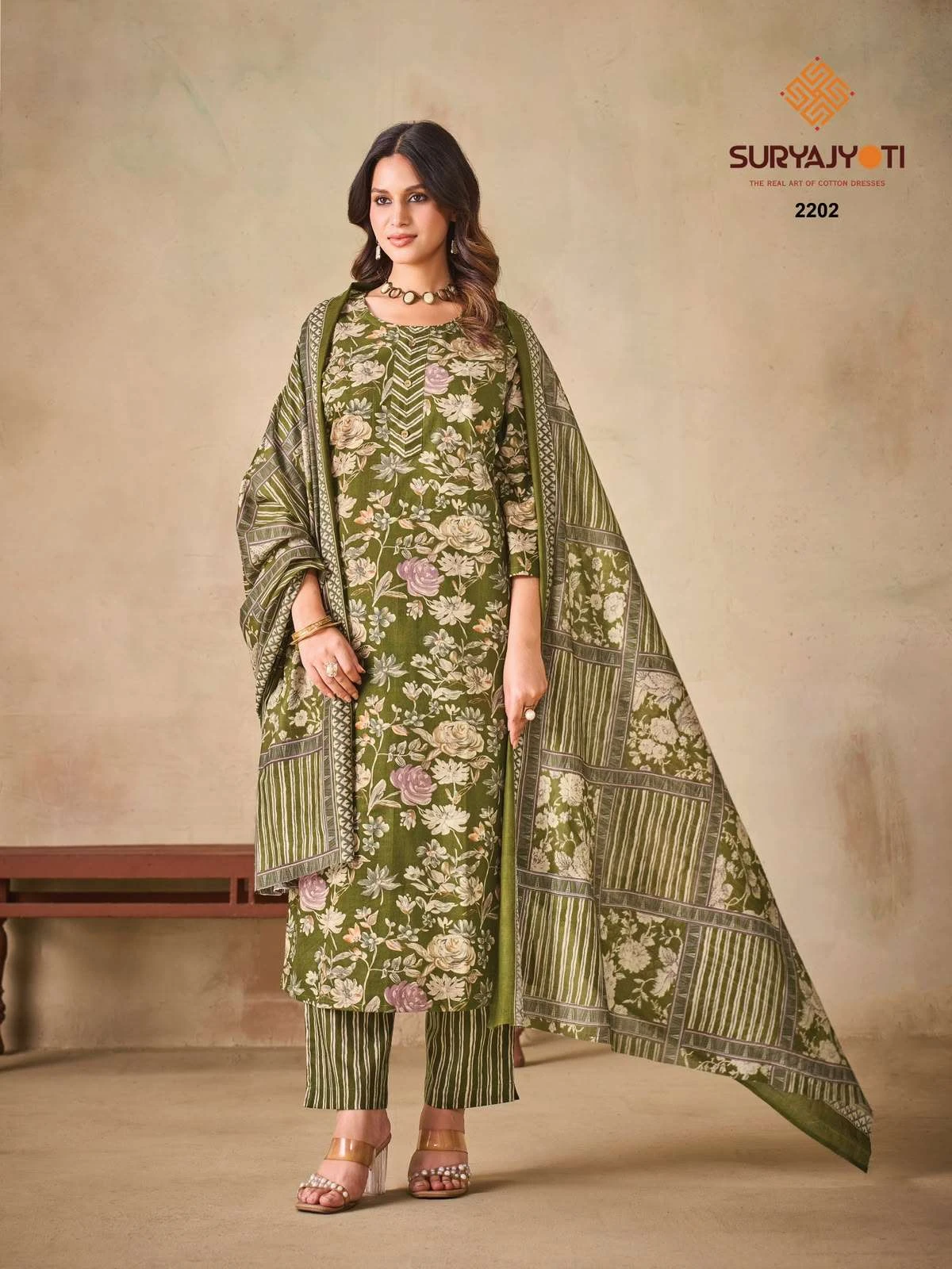 Suryajyoti Zion Cotton Vol 22 Ready Made Collection - Readymade Dress