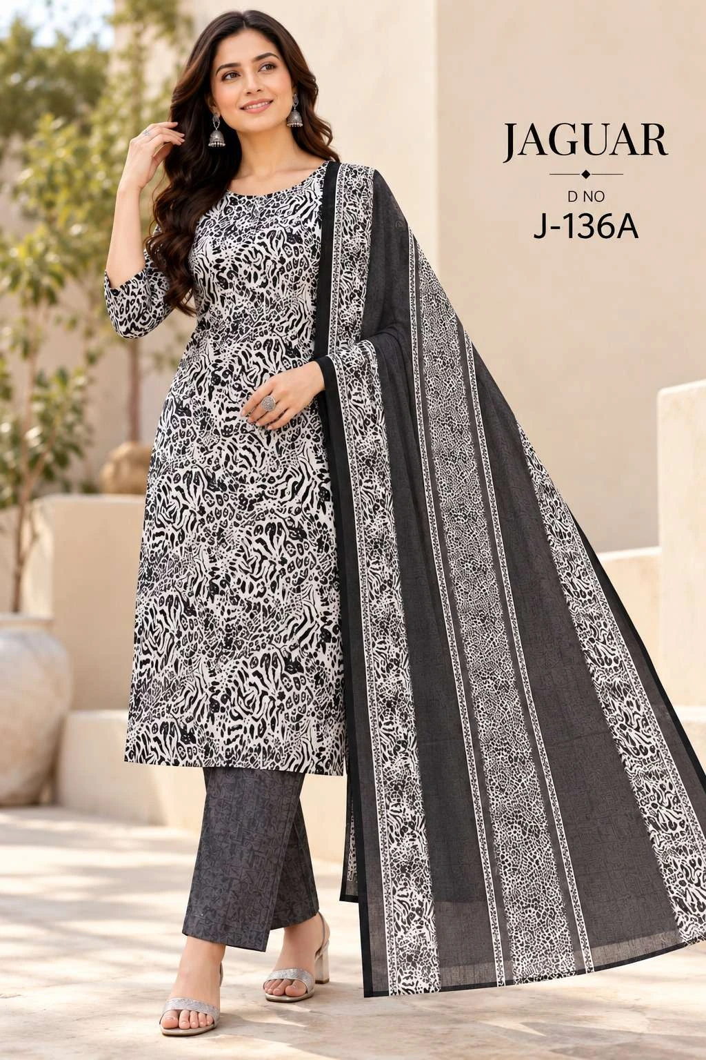 Vishwam Fabric Jaguar D No J 136