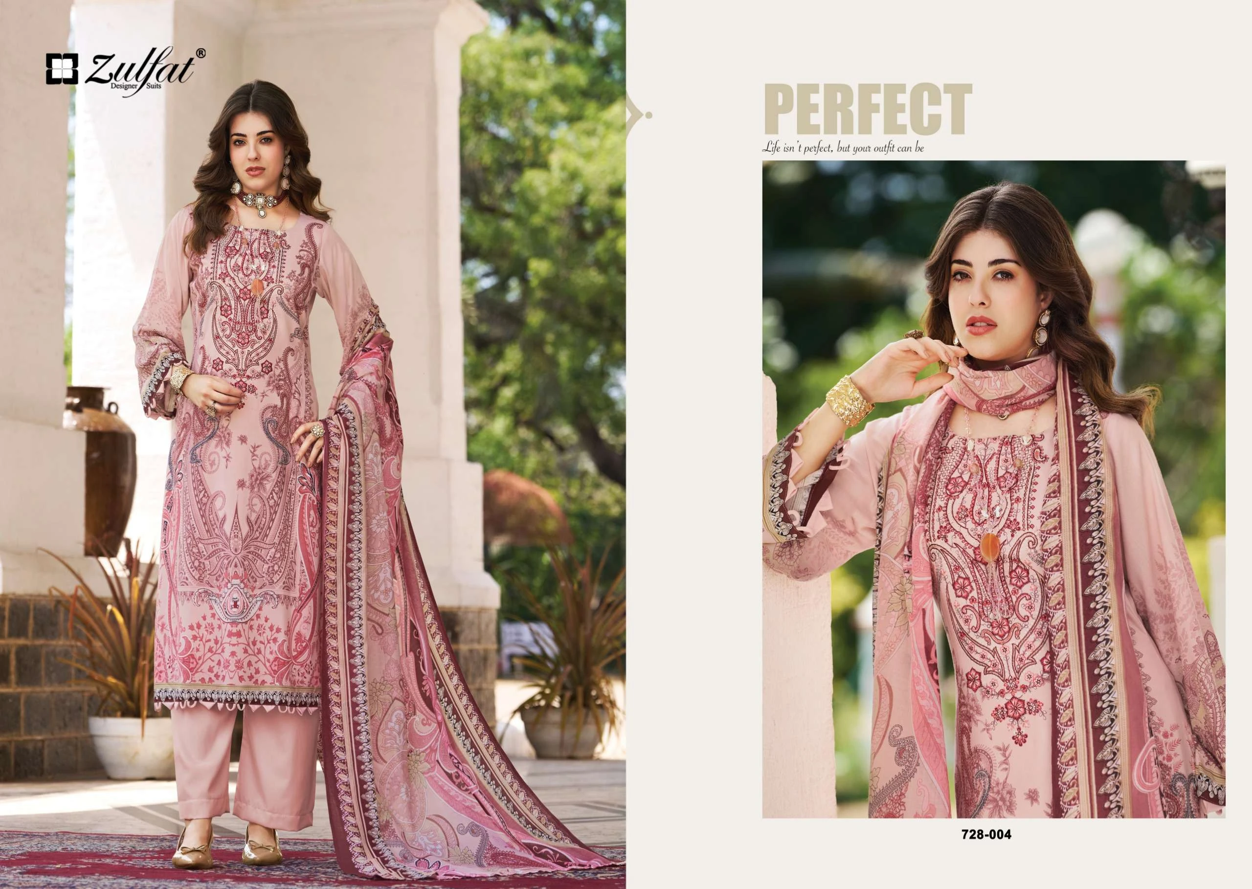 Zulfat Designer Suits Afreen