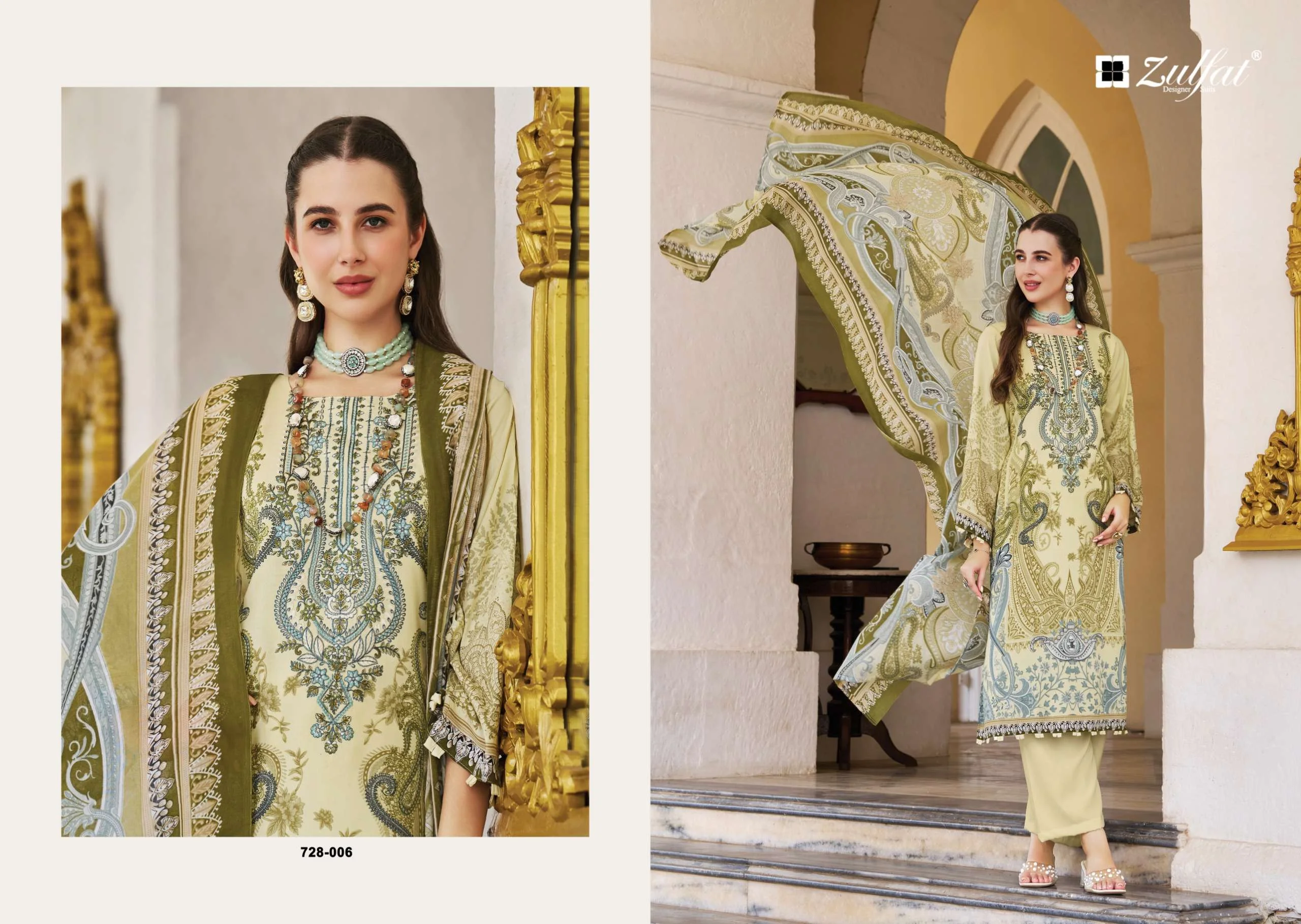 Zulfat Designer Suits Afreen