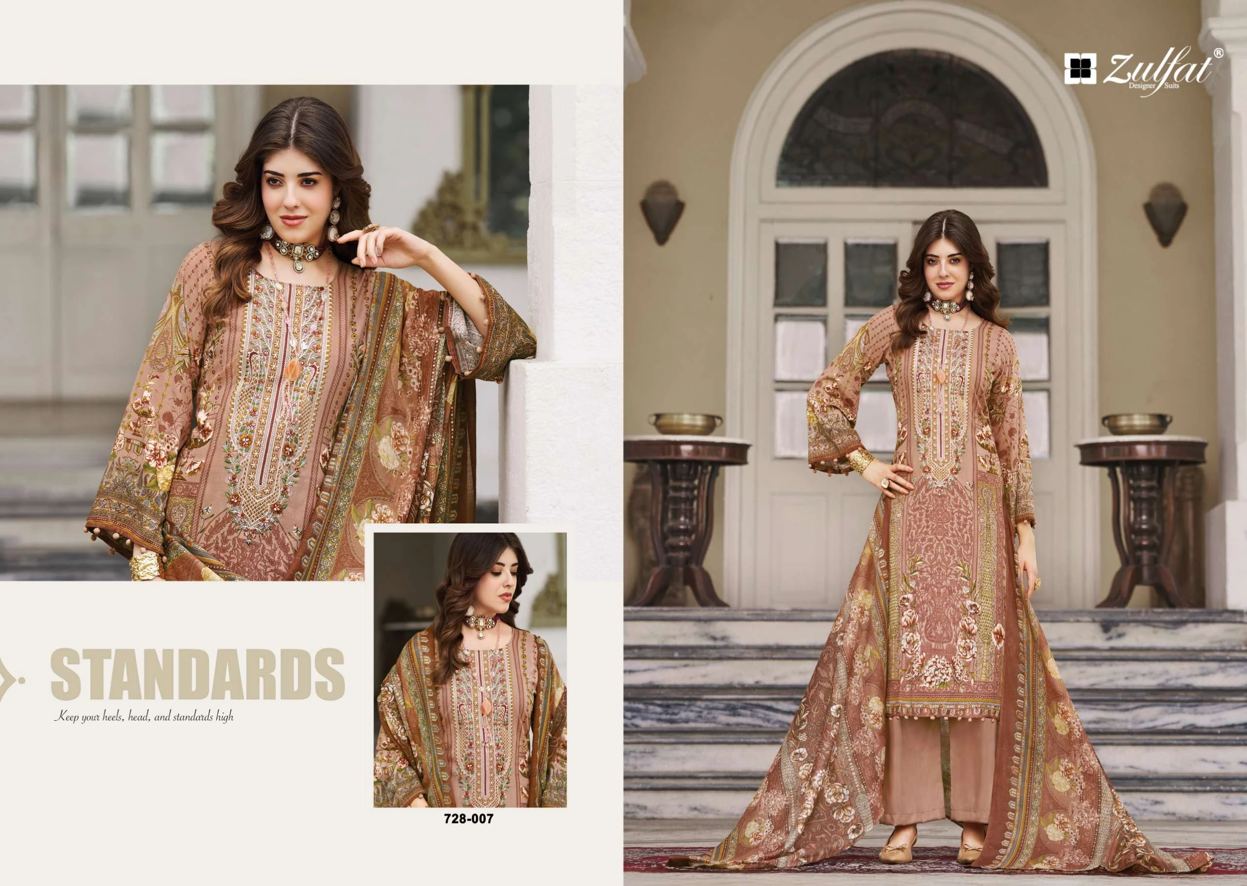 Zulfat Designer Suits Afreen