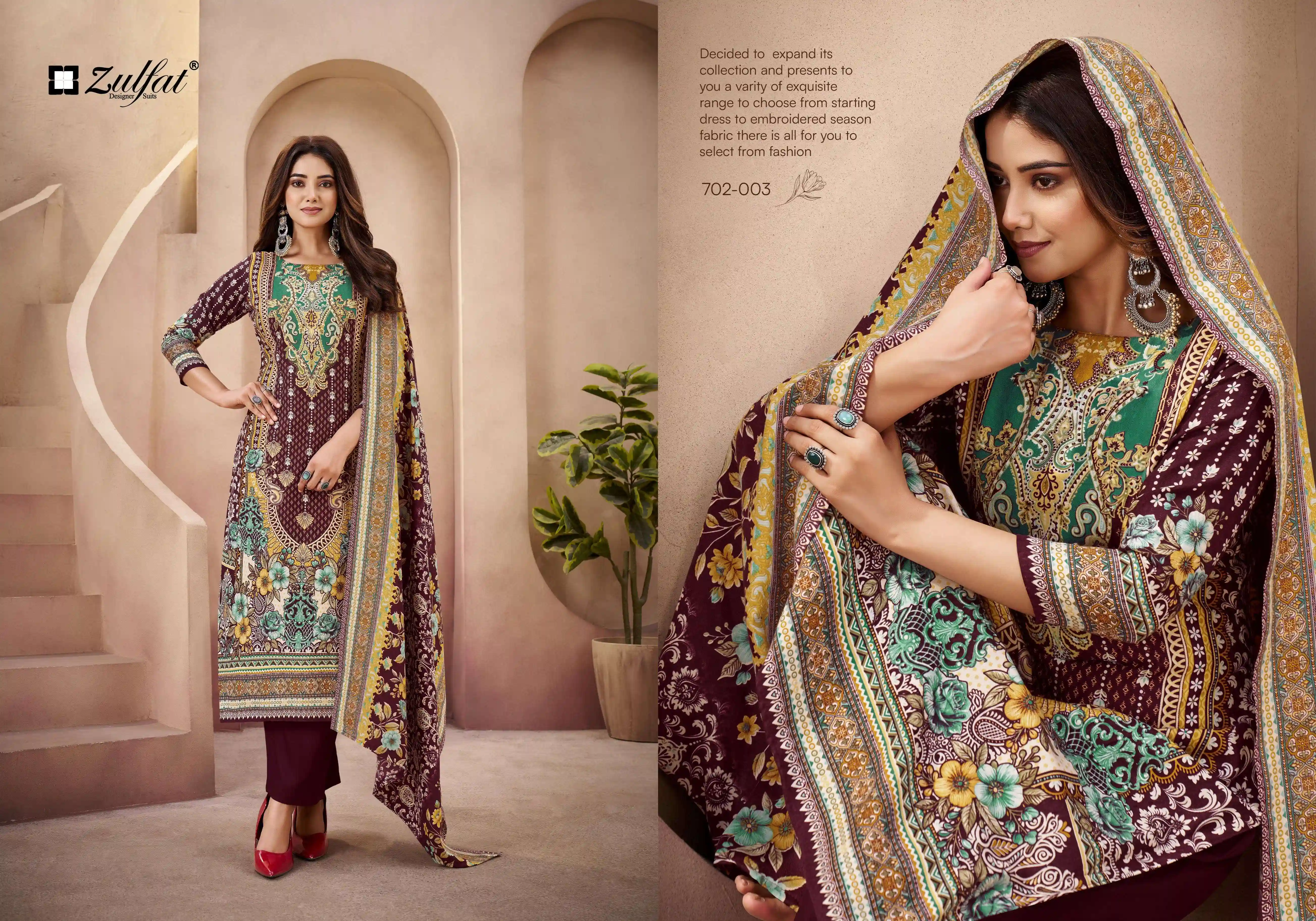 Zulfat Designer Suits Afsana