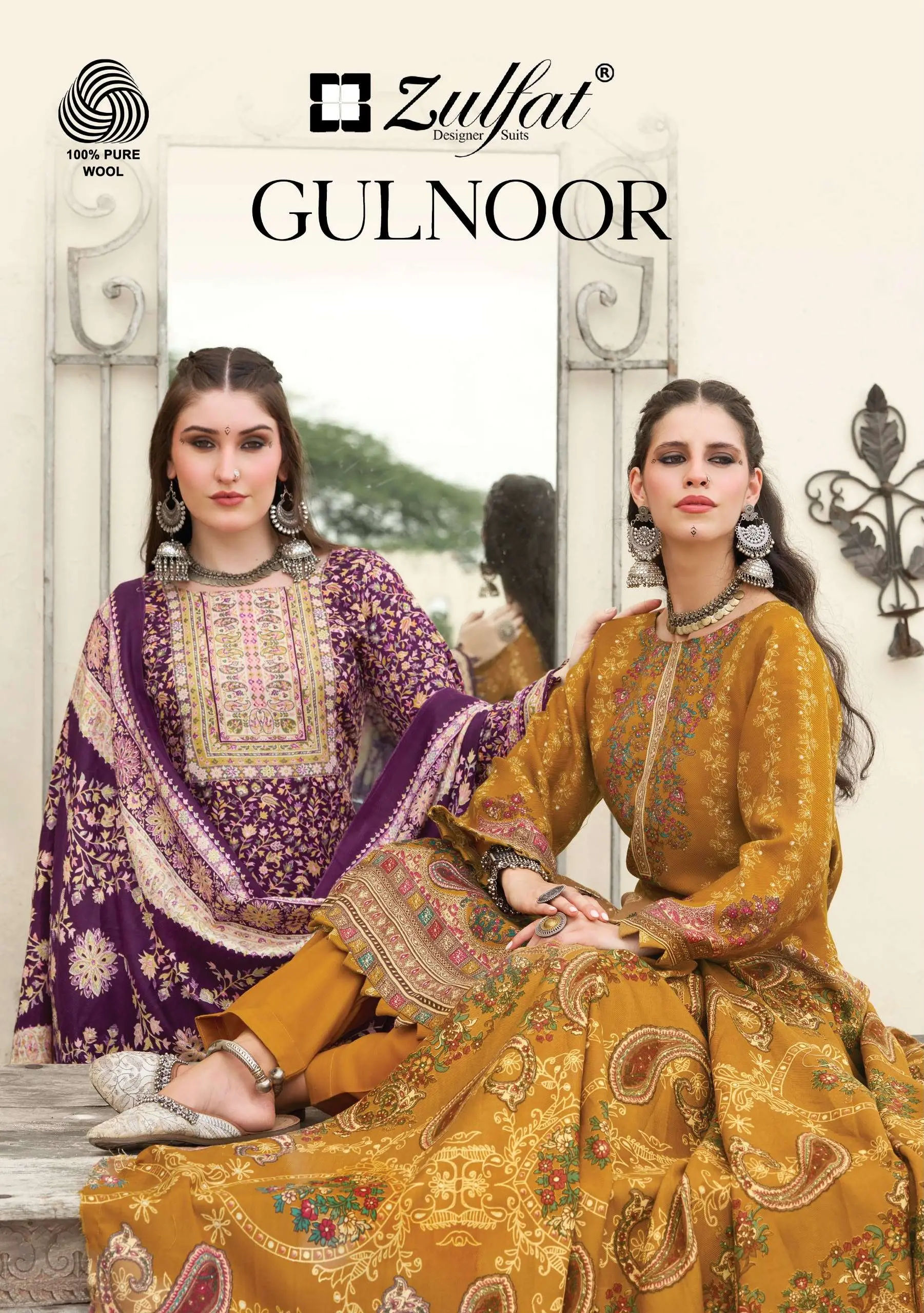 Zulfat Designer Suits Gulnoor