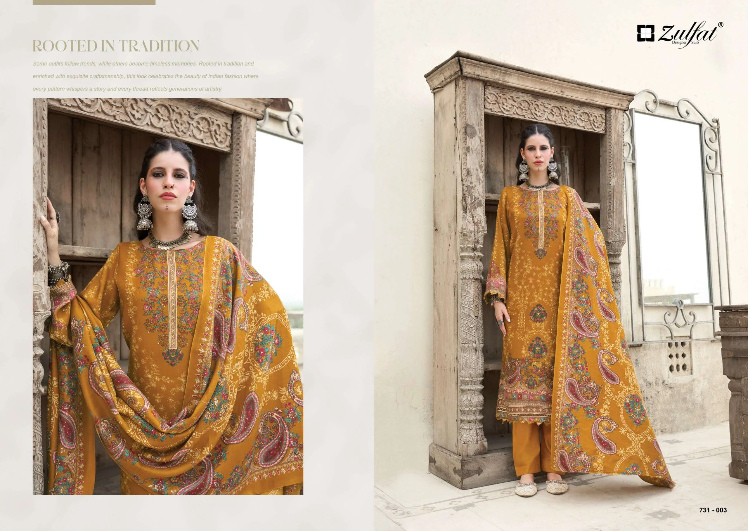 Zulfat Designer Suits Gulnoor