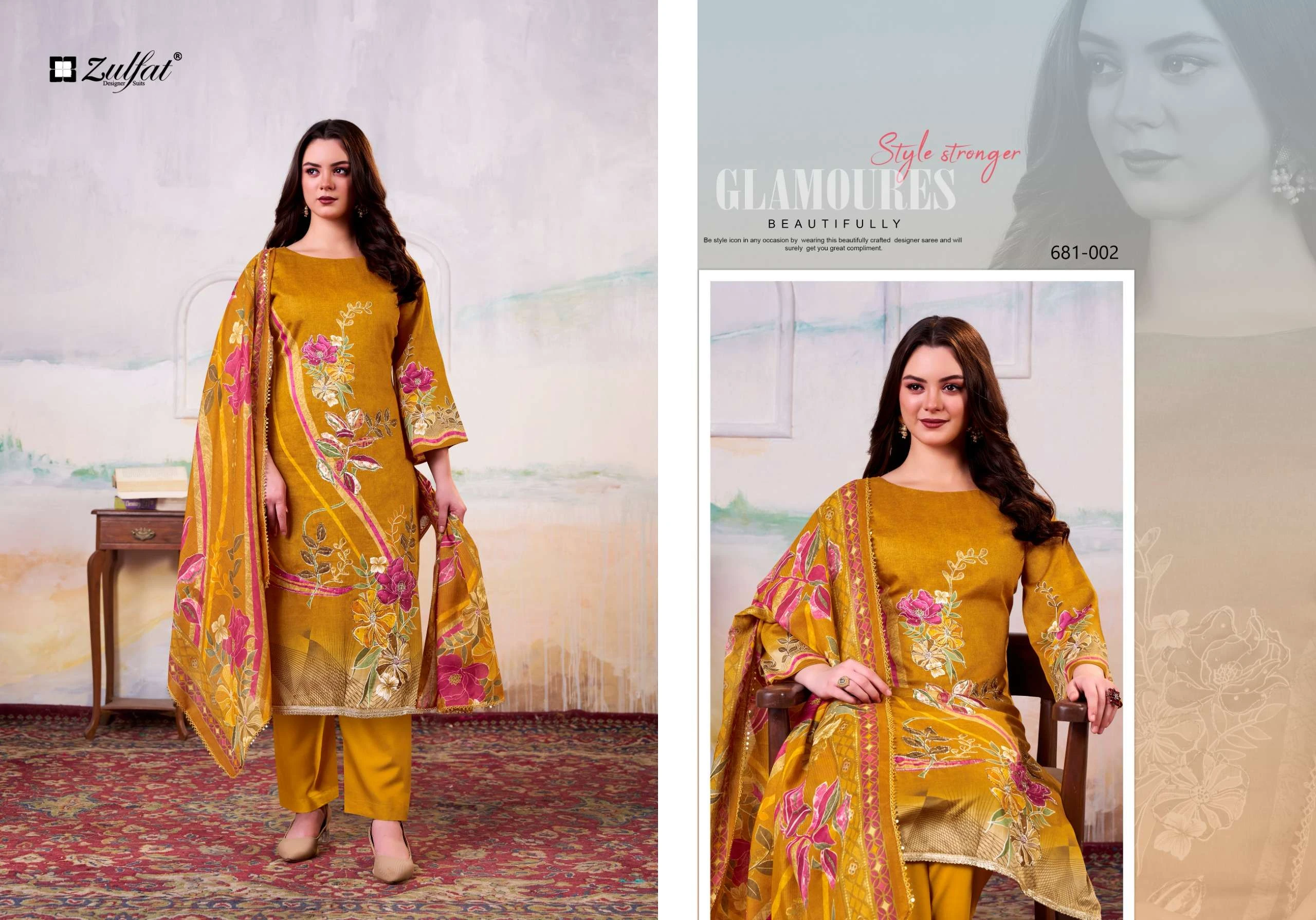 Zulfat Designer Suits Hayat