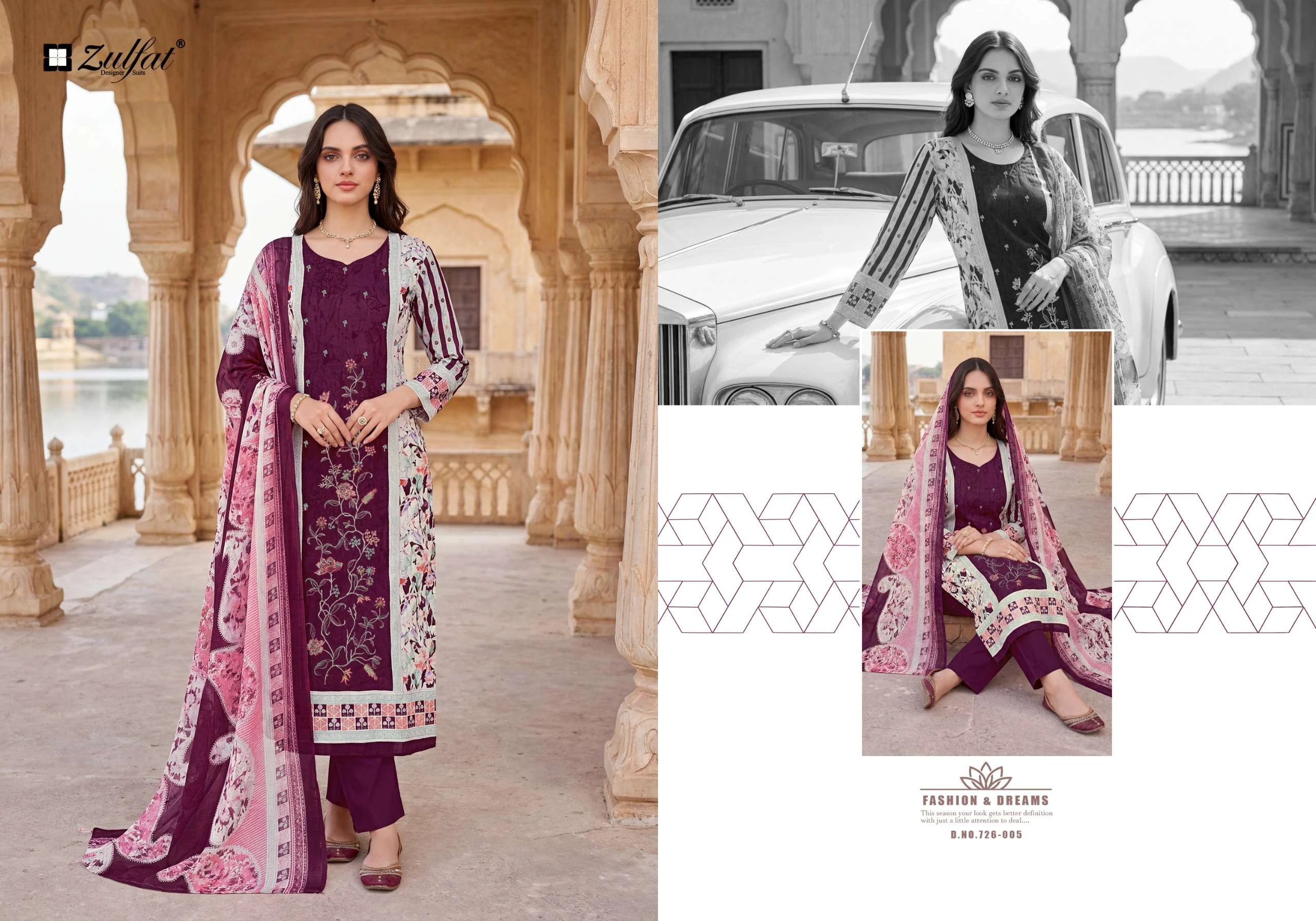 Zulfat Designer Suits Humraaz