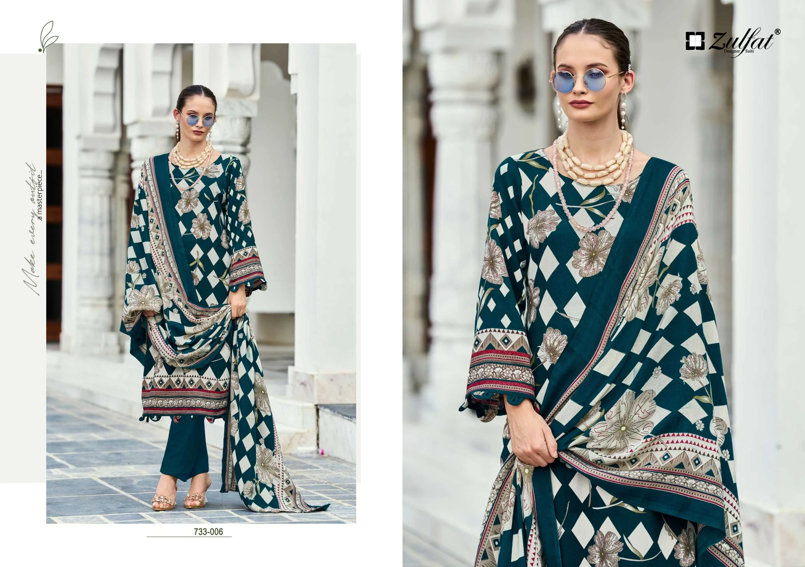 Zulfat Designer Suits Kohinoor