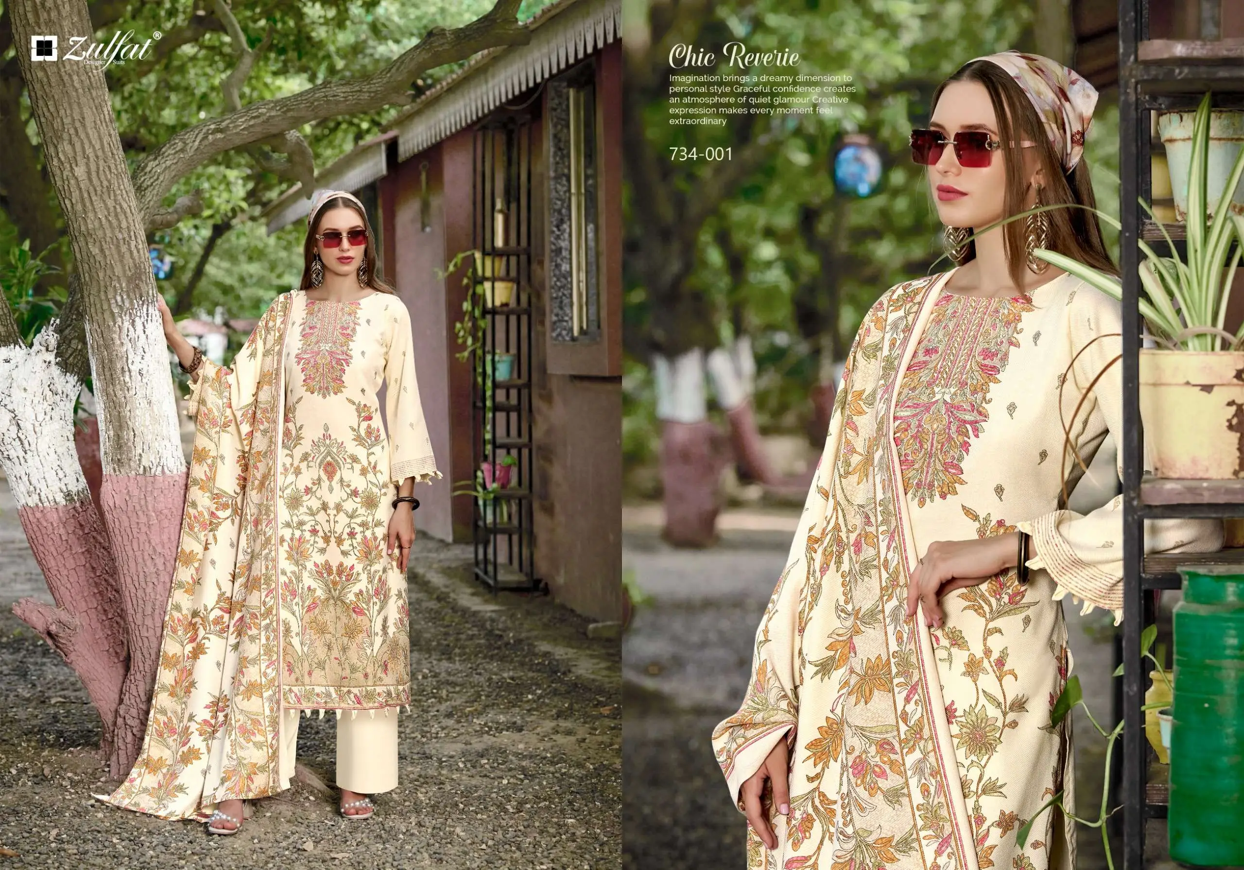 Zulfat Designer Suits Shahinoor
